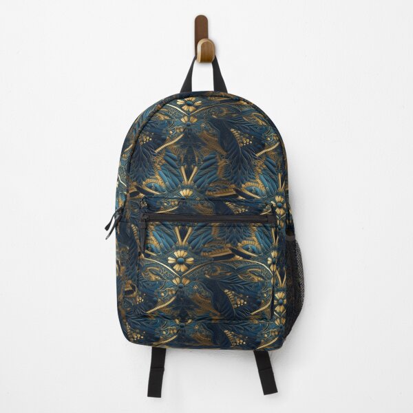 Item preview, Abstract Blue and Golden Pattner designed and sold by OIVETIER.