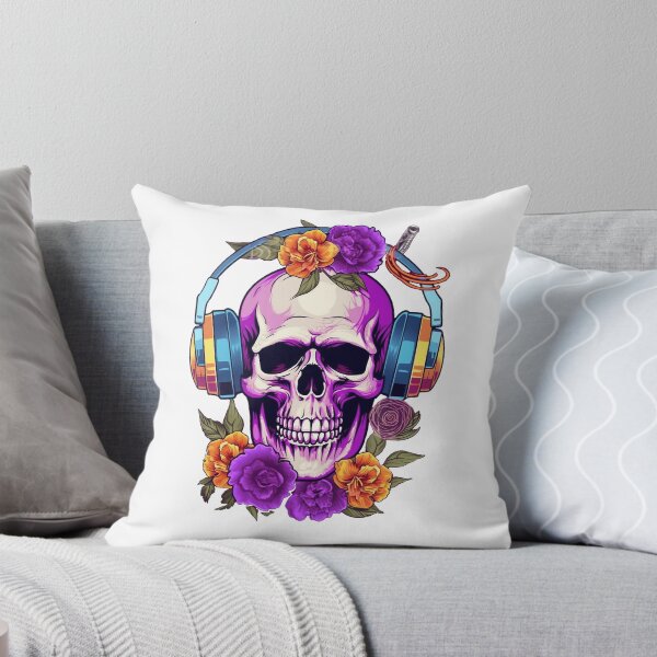 Item preview, Sonorous Heritage: Combine music and nature with our unique skull design designed and sold by LoveHateArt.