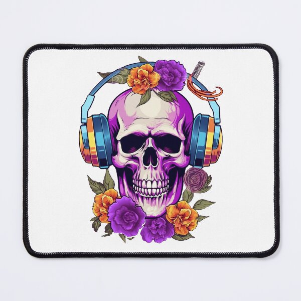 Item preview, Sonorous Heritage: Combine music and nature with our unique skull design designed and sold by LoveHateArt.