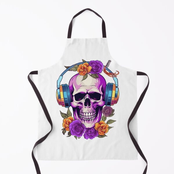 Item preview, Sonorous Heritage: Combine music and nature with our unique skull design designed and sold by LoveHateArt.