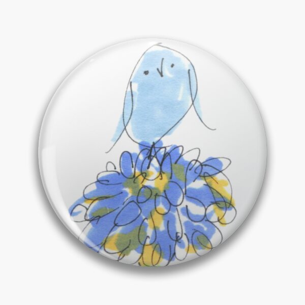 Item preview, Resting on a Bird Cushion Flower designed and sold by BirdsbyCarol.