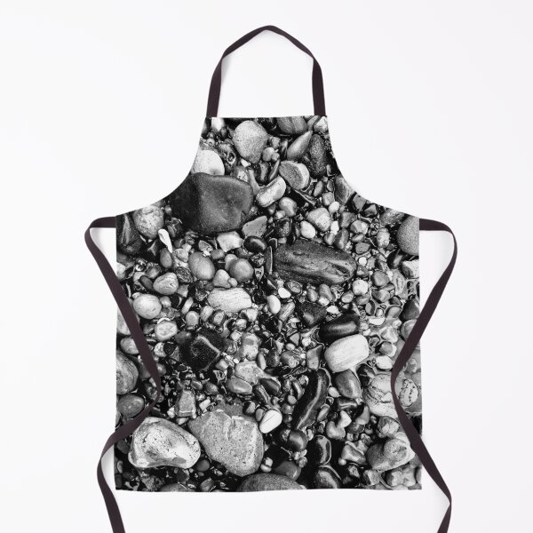 Item preview, Wet pebbles in black and white designed and sold by S-and-W-4ever.