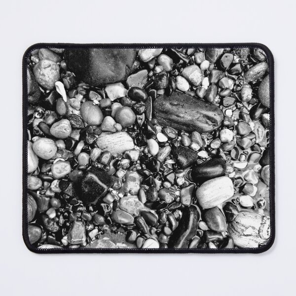 Item preview, Wet pebbles in black and white designed and sold by S-and-W-4ever.