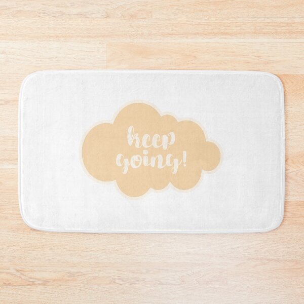 Item preview, Keep Going! Pastel Peach Motivational Aesthetic Cloud Quote  designed and sold by inherflopera.