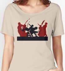 Kylo Ren and Rey vs. Snoke's Praetorian Guard Women's Relaxed Fit T-Shirt