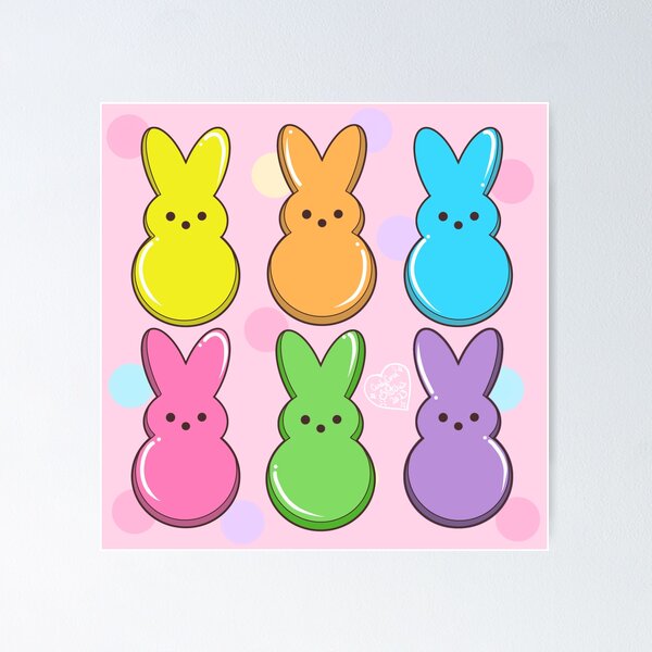 Item preview, Pastel Marshmallow Bunnies designed and sold by candycornsketch.
