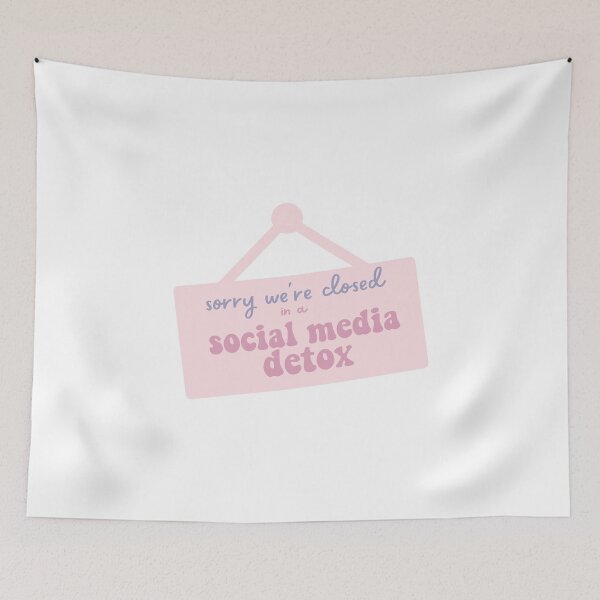 Item preview, Sorry, we're closed. In a social media detox. designed and sold by Gwendesigns.