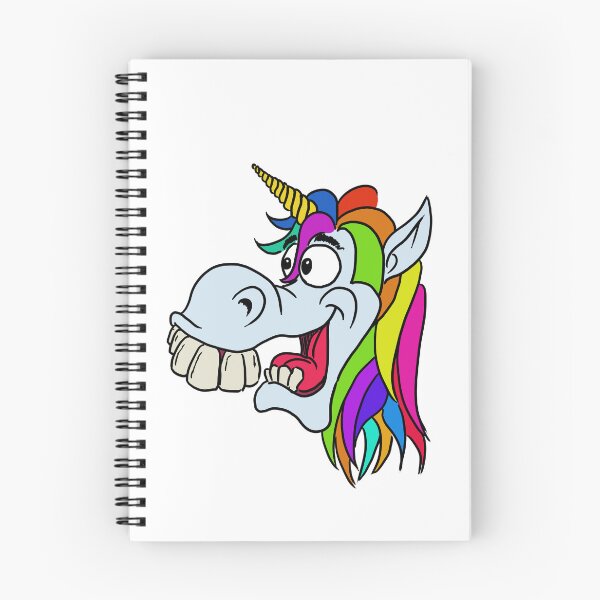 Item preview, Cartoon unicorn with rainbow mane designed and sold by Galfi.