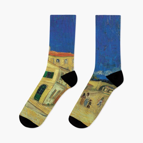 Item preview, Vincent van Gogh's The yellow house (1888) famous painting | Contrast designed and sold by Oliveirallan.