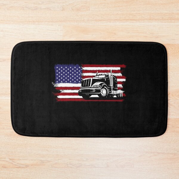 Item preview, Husband Dad Trucker Legend -  Retro Funny Truck Driver Husband US Flag designed and sold by NewDayDesigns.