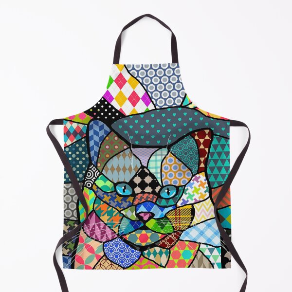 Item preview, Multicolor Patterns Cat 691  designed and sold by artbylucie.