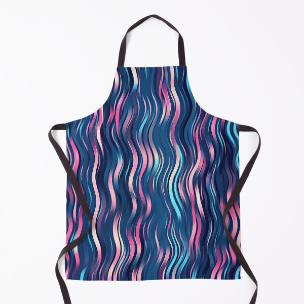 Artikelvorschau, Abstrakte rosa und blaue Wellenlinien 4 entworfen und verkauft von ClericDesign.