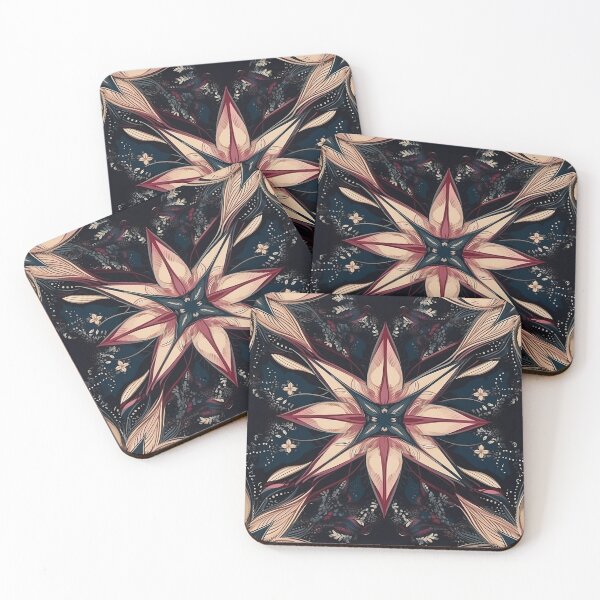 Item preview, Northern Star Illustration Pattern designed and sold by RooArtistry.