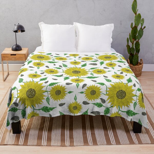 Item preview, Cute sunflower and sunflower seeds pattern design designed and sold by Jsamdesigns.