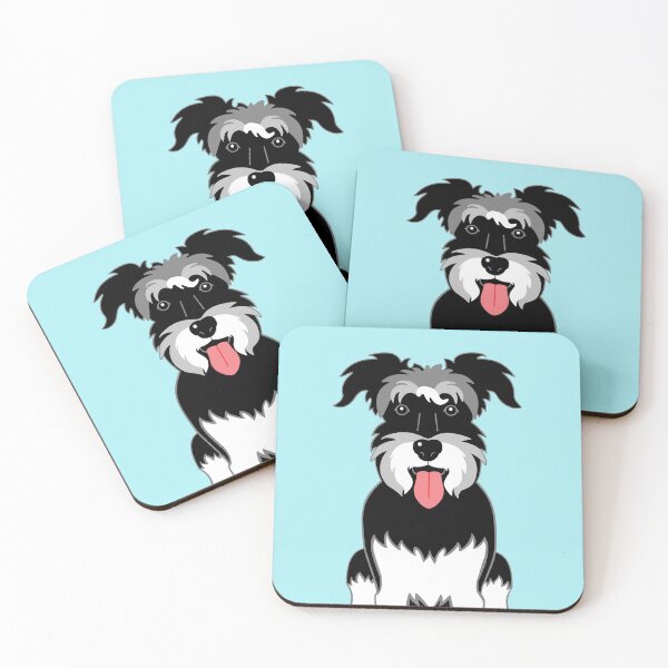 Item preview, Schnauzer Dog - Black and Silver designed and sold by Kim Arnott.