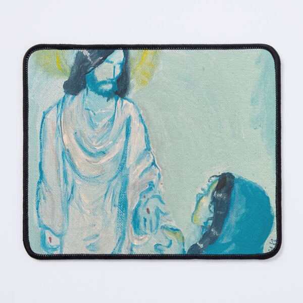 Item preview, acrylic painting of Christ designed and sold by ArtSaysItAll.