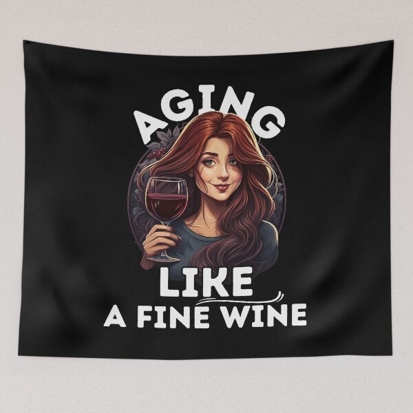 Item preview, Aging like a fine wine designed and sold by PlayfulPrint.