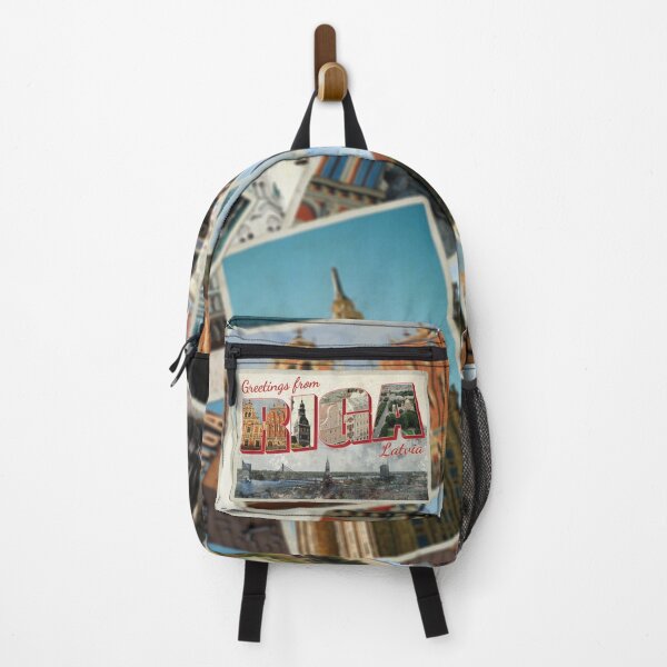 Item preview, Greetings from Riga in Latvia Vintage style retro souvenir designed and sold by DeveloperProp0.