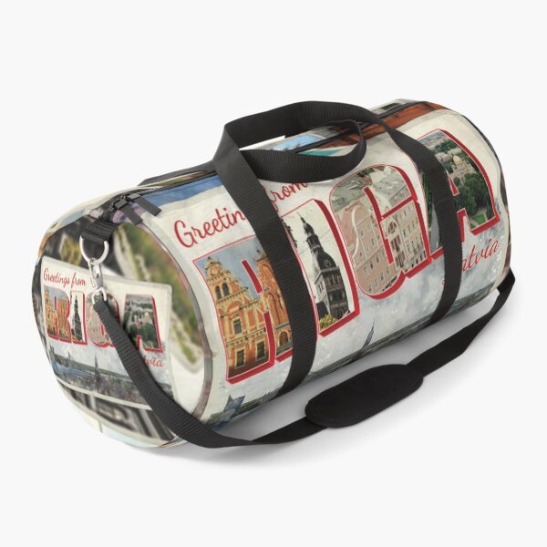 Item preview, Greetings from Riga in Latvia Vintage style retro souvenir designed and sold by DeveloperProp0.
