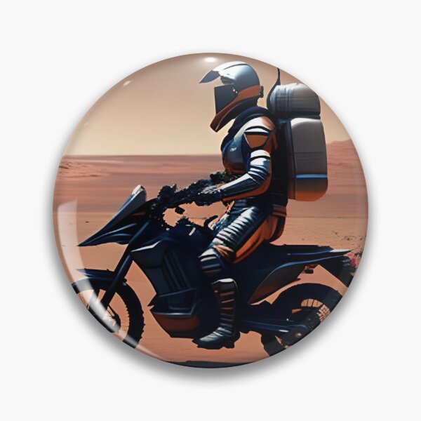 Item preview, Gladiator riding a motorcycle on Mars designed and sold by Ozery.