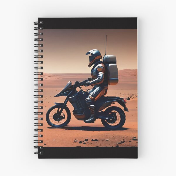 Artikelvorschau, Gladiator, der ein Motorrad auf dem Mars fährt entworfen und verkauft von Ozery.