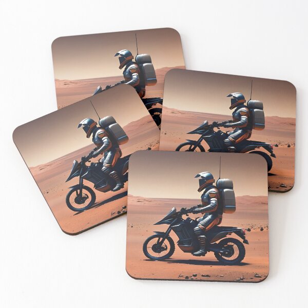 Item preview, Gladiator riding a motorcycle on Mars designed and sold by Ozery.