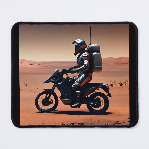 Item preview, Gladiator riding a motorcycle on Mars designed and sold by Ozery.