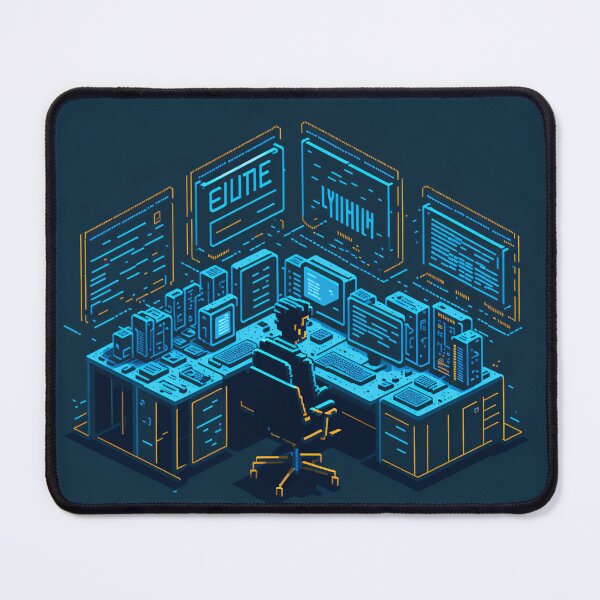Item preview, Cyber Security SOC Pixel Art Style designed and sold by mukraker.