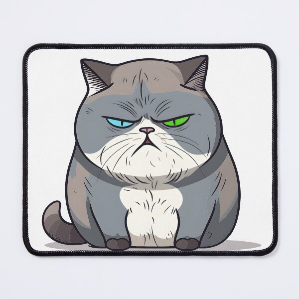 Item preview, Chubby cat sticker designed and sold by MidgardWonders.