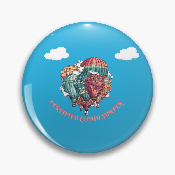 Item preview, Certified Cloud Surfer,Aeronauts,Hot Air Balloon designed and sold by LuckyCatStore.