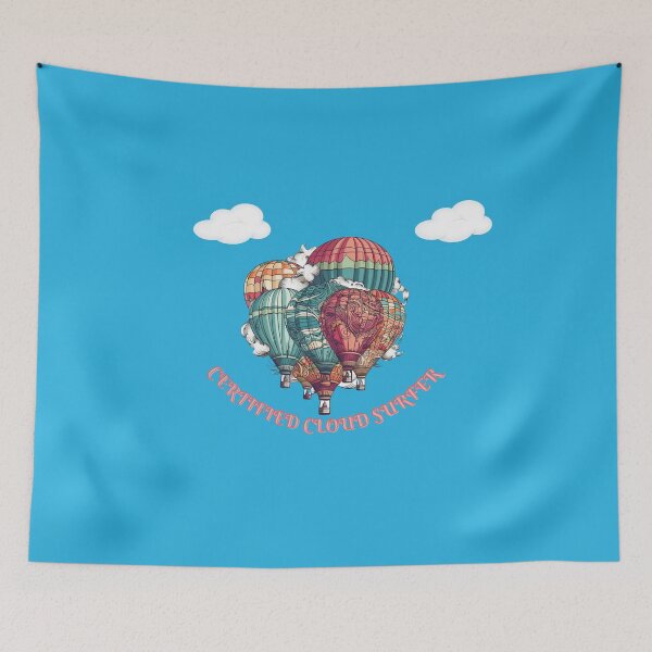 Item preview, Certified Cloud Surfer,Aeronauts,Hot Air Balloon designed and sold by LuckyCatStore.
