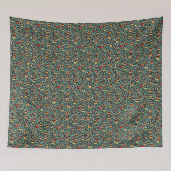 Item preview, Pattern Coffee Lover Coffee Beans Cartoon Style designed and sold by Arncil.