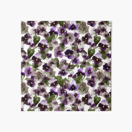Violets pattern Art Board Print