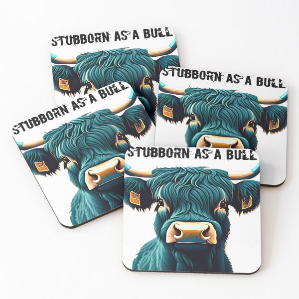 Item preview, stubborn as a bull decal designed and sold by Modefissi.