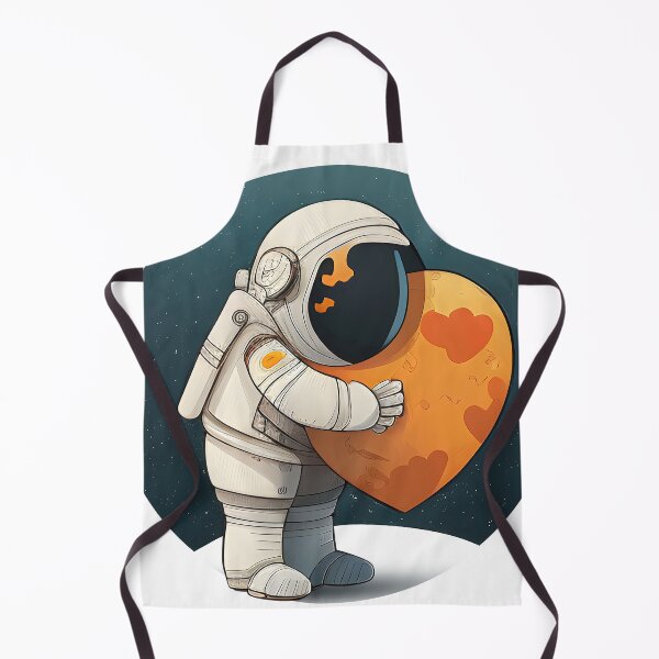Item preview, Astronaut Holding a Moon Heart  designed and sold by EXOV-MA.
