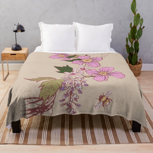 Item preview, Cascading Anemone Clematis and Wisteria designed and sold by Valerie Englehart.