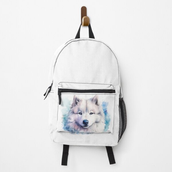 Item preview, Samoyed Dog Puppy Watercolor Portrait designed and sold by Adios65.