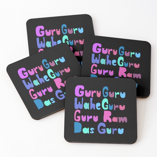 Item preview, Guru Guru Wahe Ram Das Mantra Bright designed and sold by wordznart.