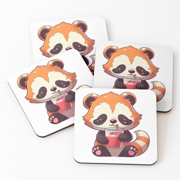 Item preview, Red Panda Relaxing Drink designed and sold by SilRaXi.