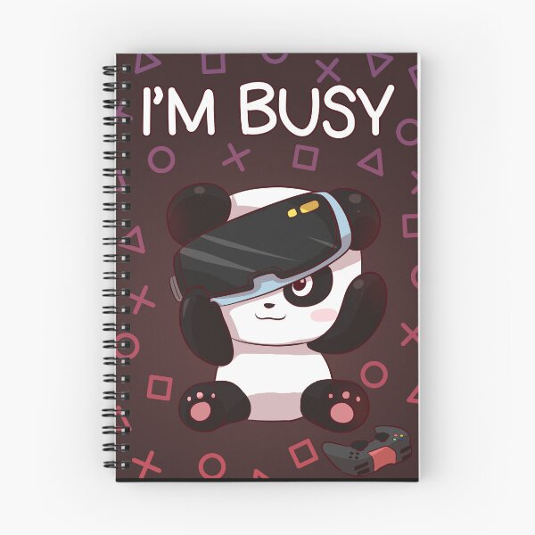 Item preview, I'm Busy, Panda Playing Games, Virtual Reality designed and sold by Mini Pandas.