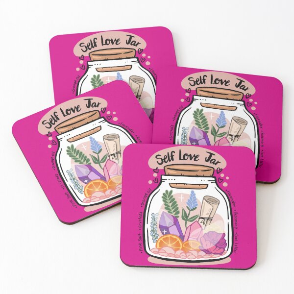 Item preview, Self Love Spell Jar designed and sold by Cosmos Witch.