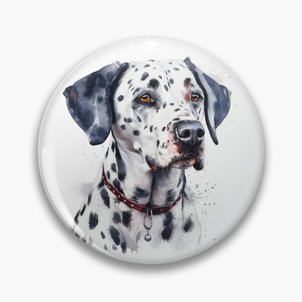 Item preview, Dalmatian Dog Watercolour Portrait, Dog Breed illustration designed and sold by Adios65.