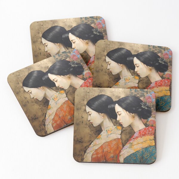 Item preview, Asian Artwork : 'Between' : Female Twins designed and sold by MTJ-Mushrooms.