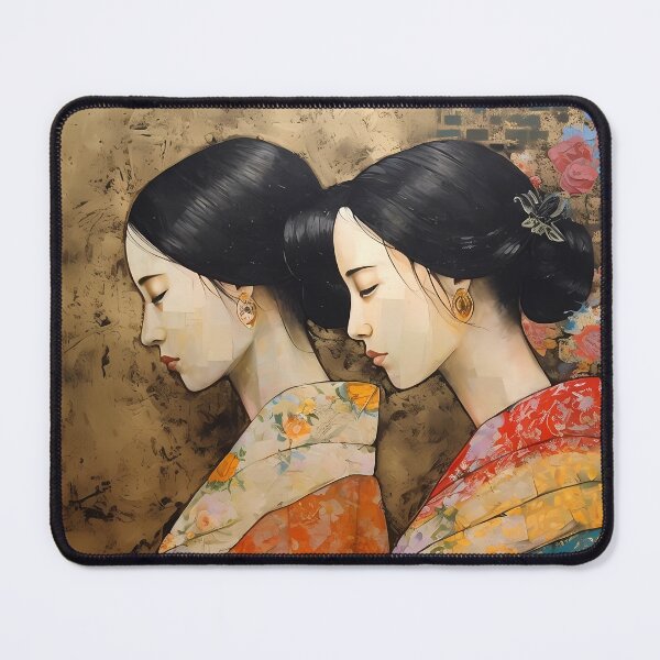 Item preview, Asian Artwork : 'Between' : Female Twins designed and sold by MTJ-Mushrooms.