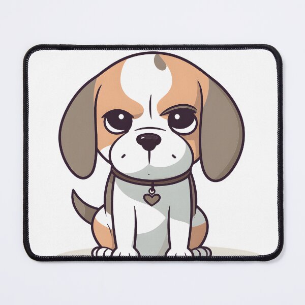 Item preview, Grumpy Beagle dog sticker designed and sold by MidgardWonders.