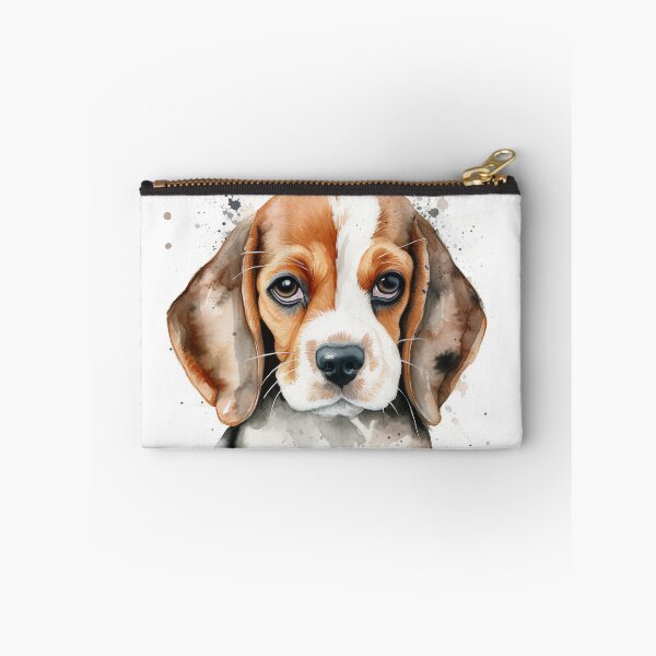 Item preview, Beagle Puppy Watercolor Portrait | Dog Breeds Illustrations designed and sold by Adios65.
