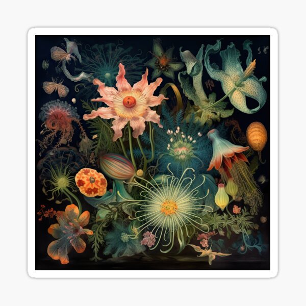 Item preview, A.I. Gardens :: Sampling Masters :: Ernst Haeckel + James McNeill Whistler designed and sold by SUPERPROMPT.