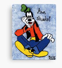 Goofy Painting Canvas Print