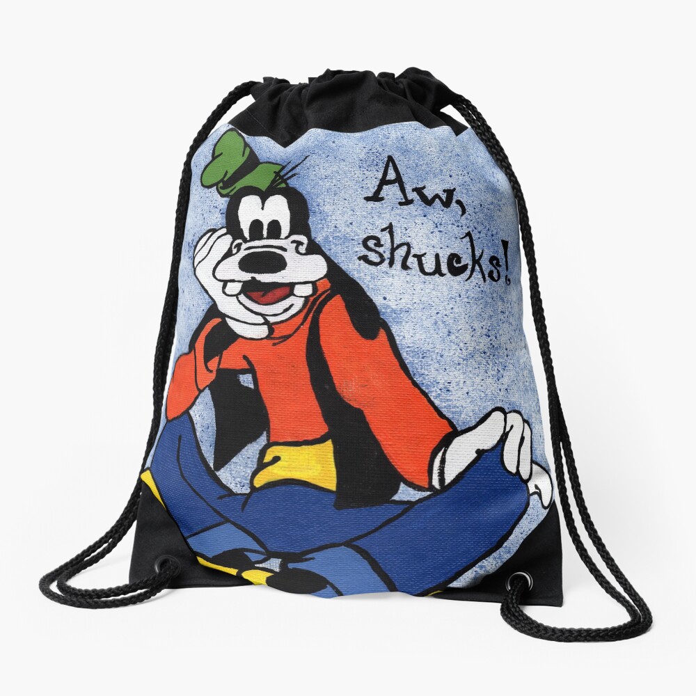 Goofy Painting Drawstring Bag