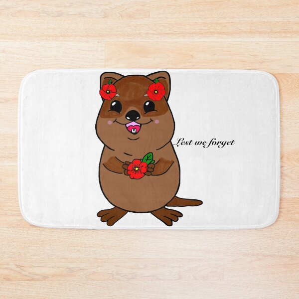 Item preview, Quokka with poppies - ANZAC designed and sold by 2Random  Dezigns.